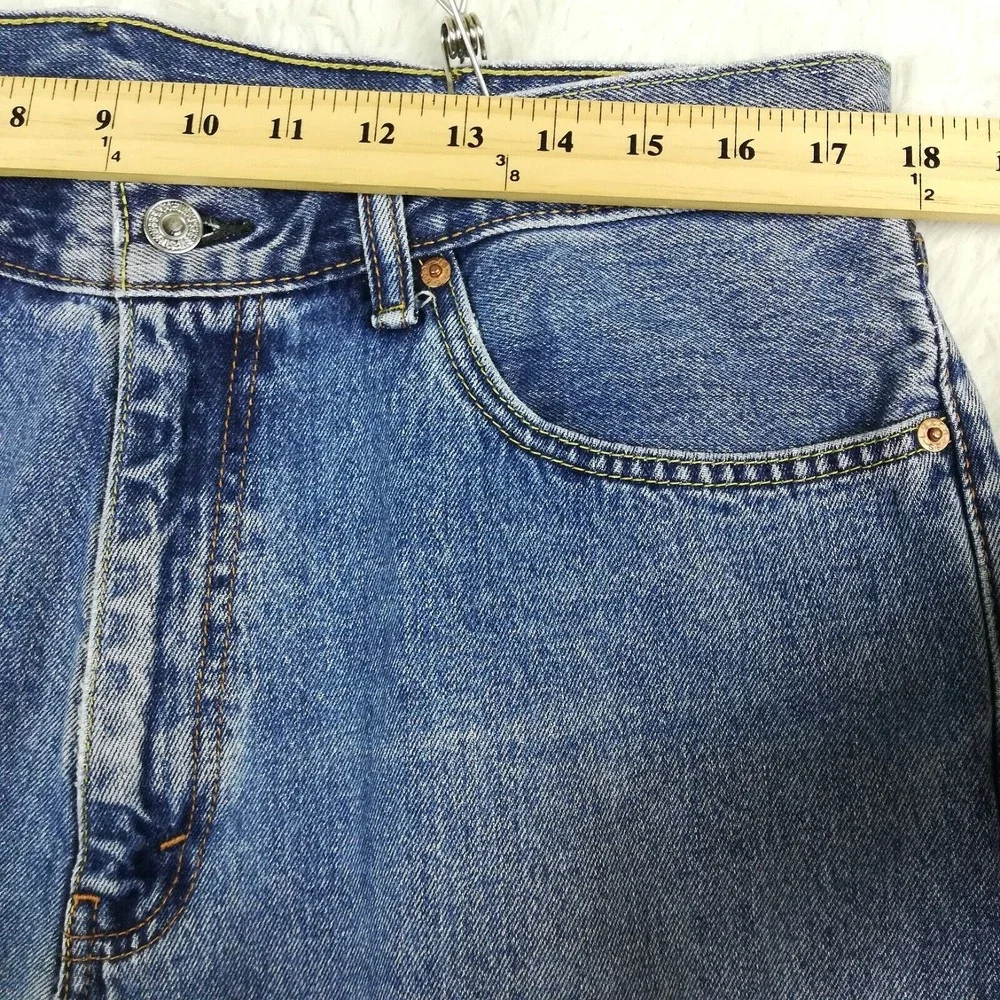 Levi's Mens Jeans 505‎ Regular Fit Blue Denim Medium Wash Straight Leg 38x34